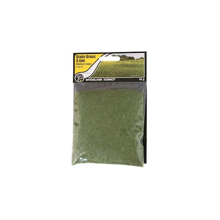 Woodland Scenics 4 mm Static Grass Medium Green WOO618